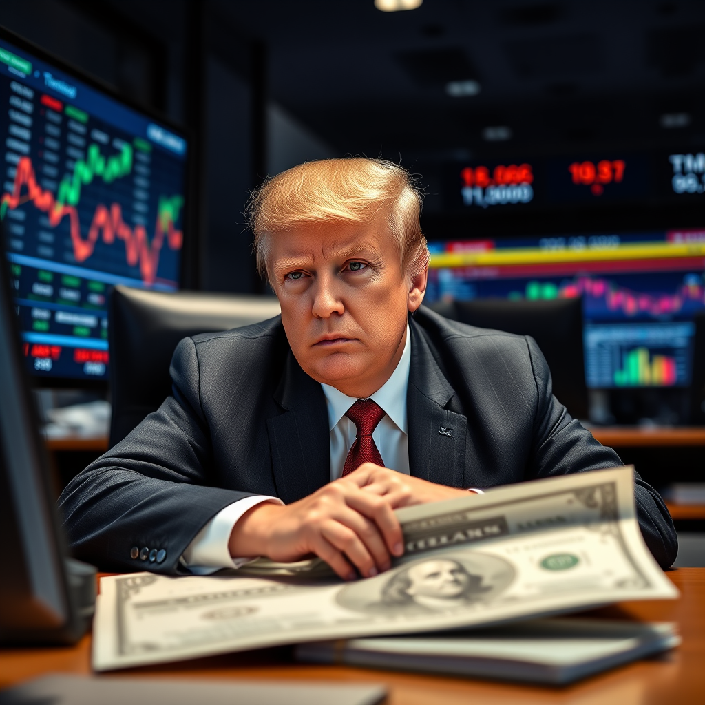 Imagem editorial sobre Trump volta a estressar o mercado; Ibovespa em dólar sobe hoje (18) na categoria mercados do InfoTime News